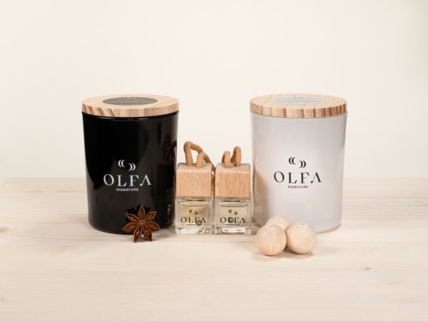 2 bougies et 2 diffuseurs auto